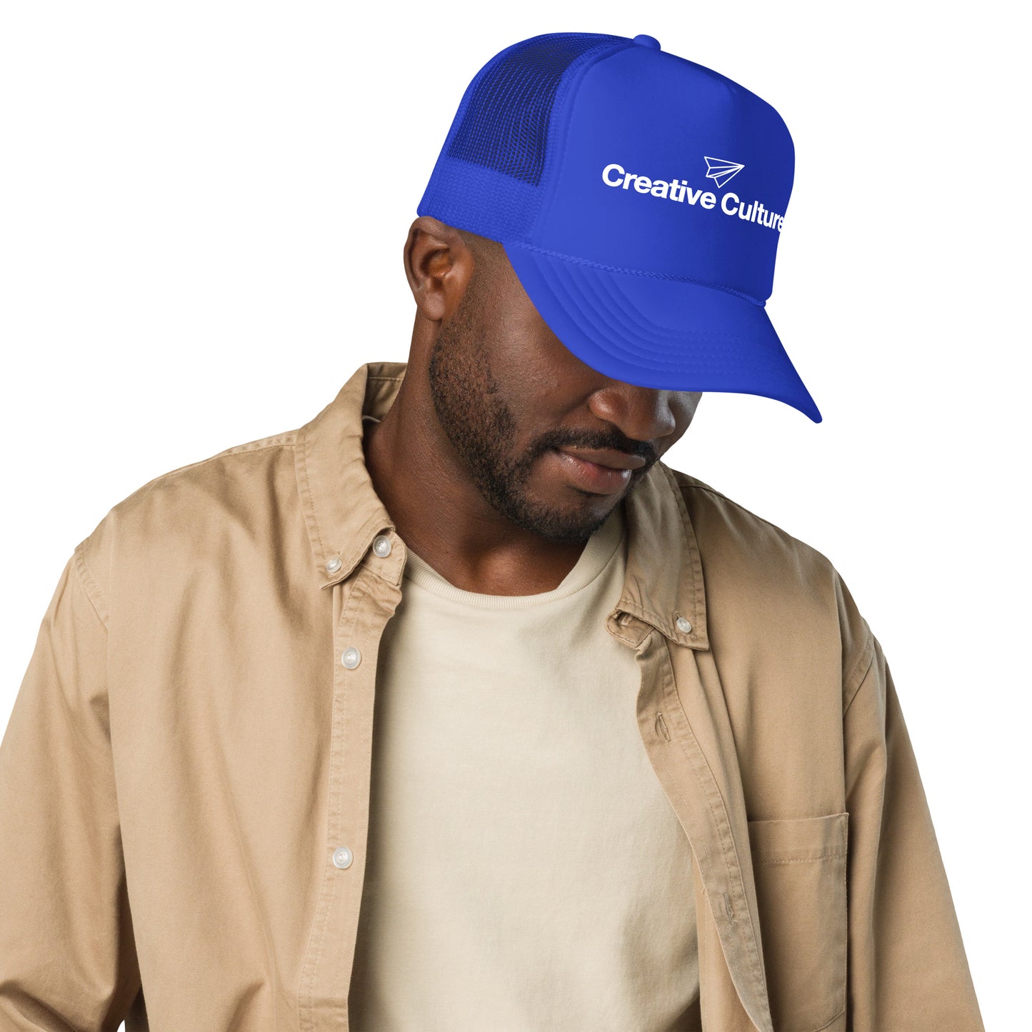 Creative Culture Trucker Hat Blue