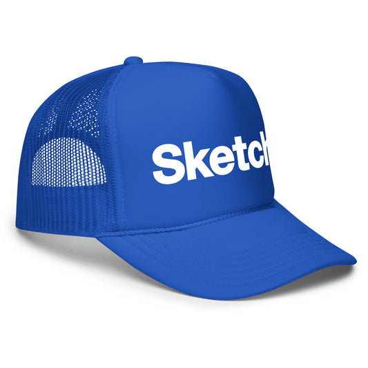 SKETCH BLUE TRUCKER HAT