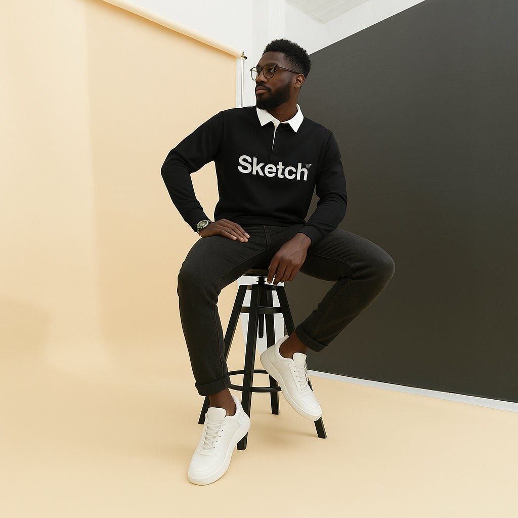 Sketch Rugby Black