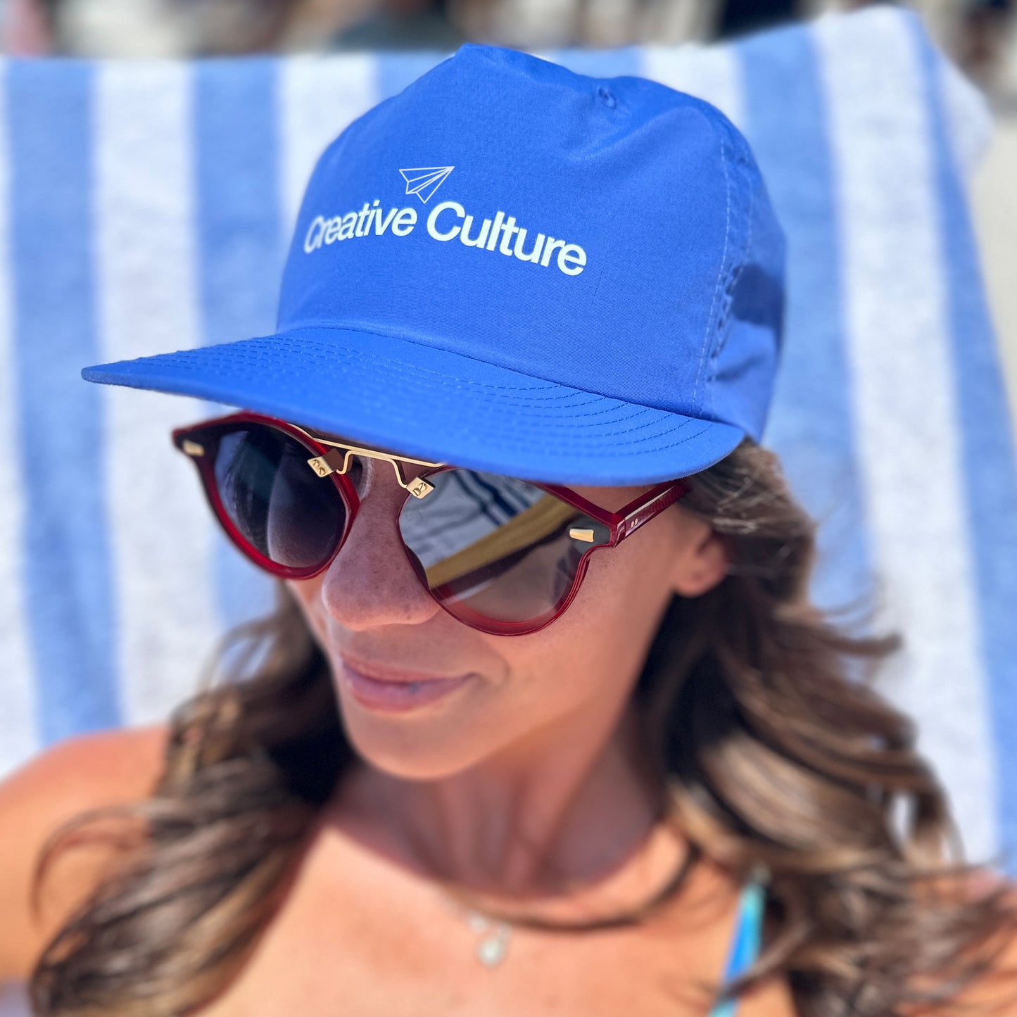 Creative Culture Surf Cap Blue